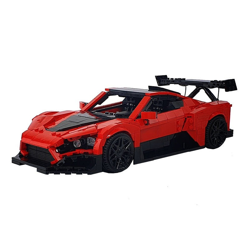 Active Aero Hypercar MOC Building Kit | 1:8 Scale Supercar Model - 4