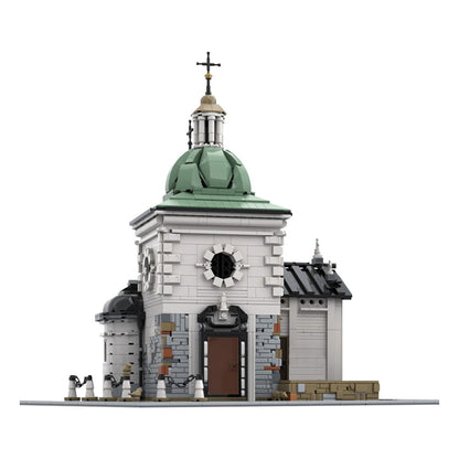 Adalbert's Church Building Kit | LEGO-Compatible MOC - 1