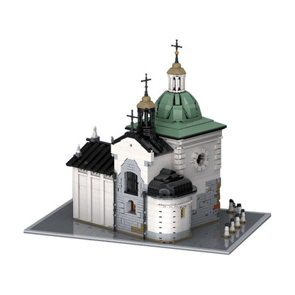 Adalbert's Church MOC Building Kit | Medieval Architecture Model - 5