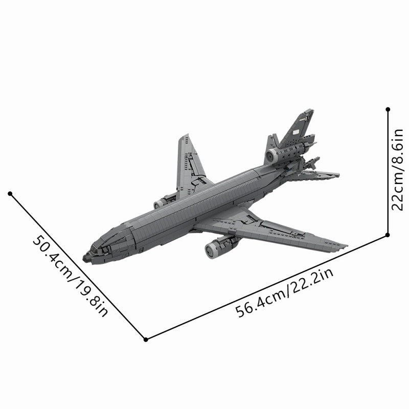 Aerial Refueling Tanker Aircraft MOC Building Kit | KC-10 Inspired Model - 4