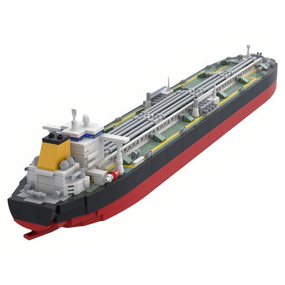 Aframax Crude Oil Tanker Ship MOC Building Kit - 1