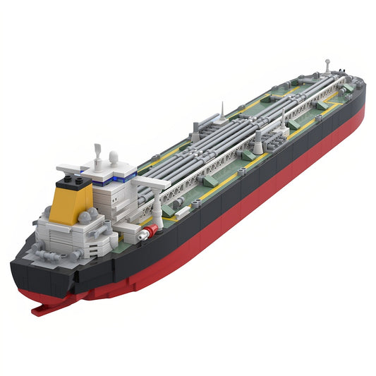 Aframax Crude Oil Tanker Ship MOC Building Kit - 1