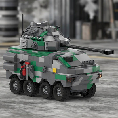 AFV-25 Ursa 8x8 Armored Fighting Vehicle MOC Building Kit - 2
