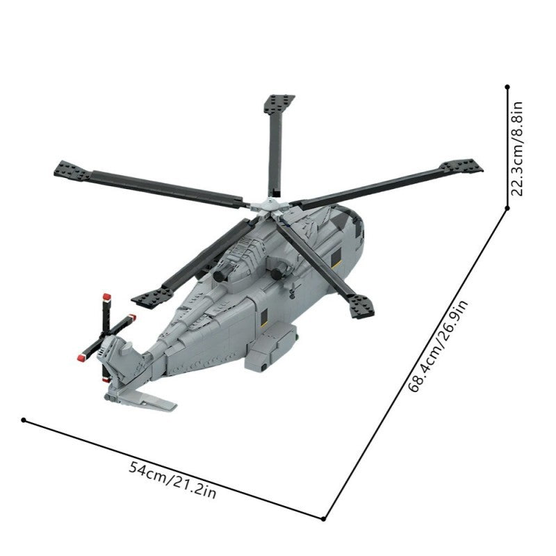 AgustaWestland AW-101 Merlin Building Kit | Compatible MOC - 3