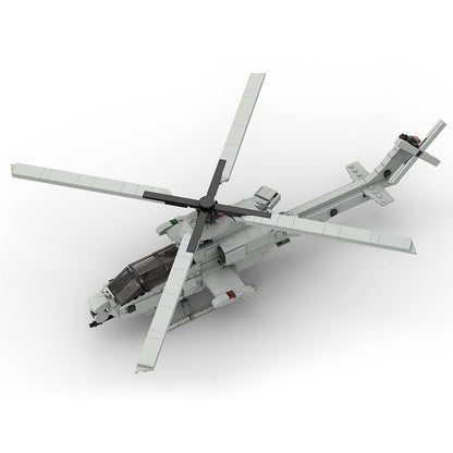 AH-1Z Viper Attack Helicopter MOC Building Kit | Military Aircraft Model - 2