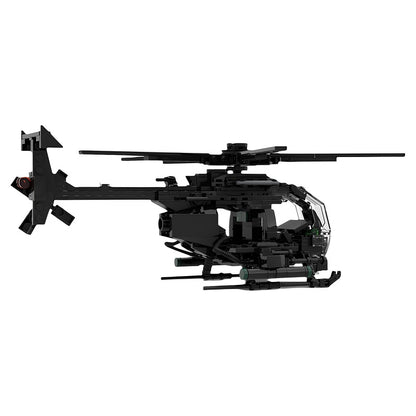 AH-6 Little Bird Light Special Operations Helicopter MOC Building Kit - 4