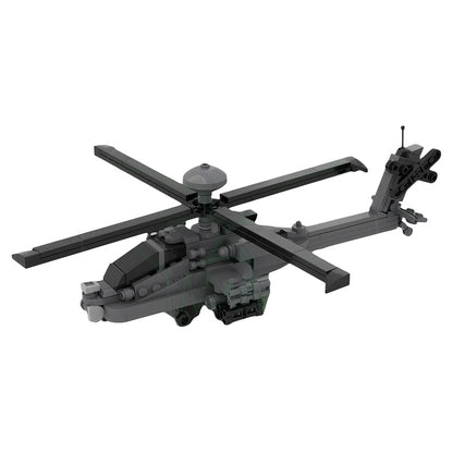 AH-64 Twin-Seat Attack Helicopter 1:70 MOC Building Kit - 3