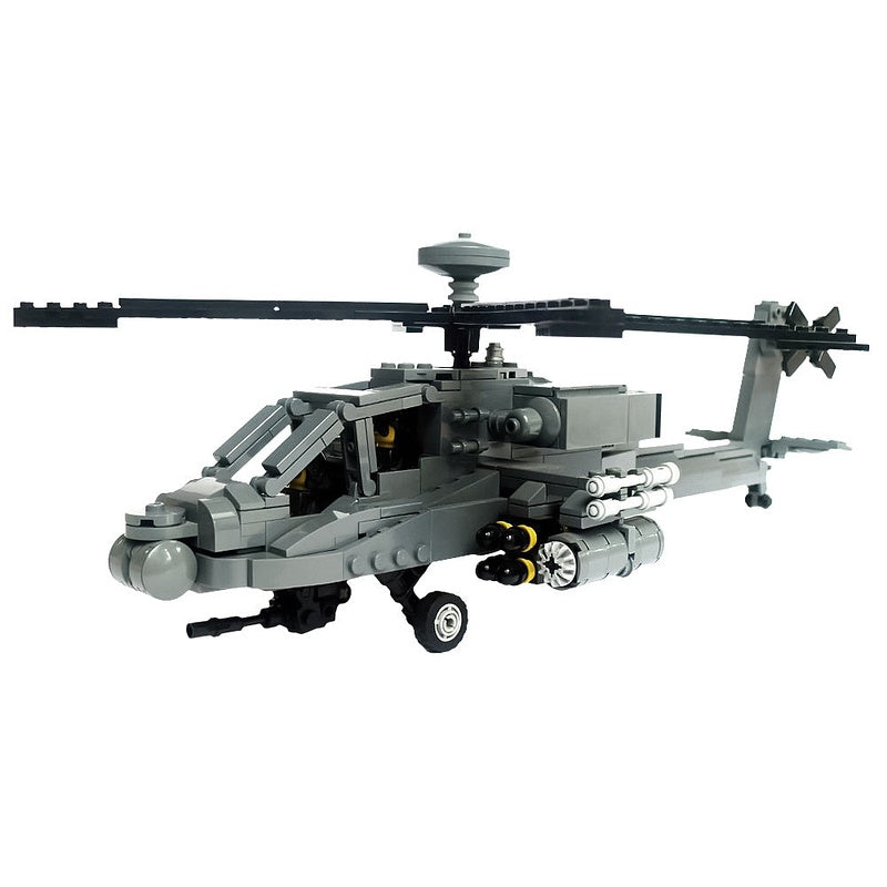 AH-64D Apache Longbow Helicopter MOC Building Kit | Attack Aircraft Model - 1