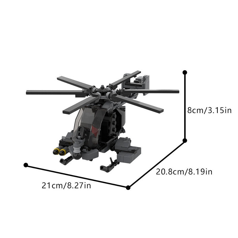 AH-7 Notar Helicopter MOC Building Kit | Advanced Aircraft Model - 4