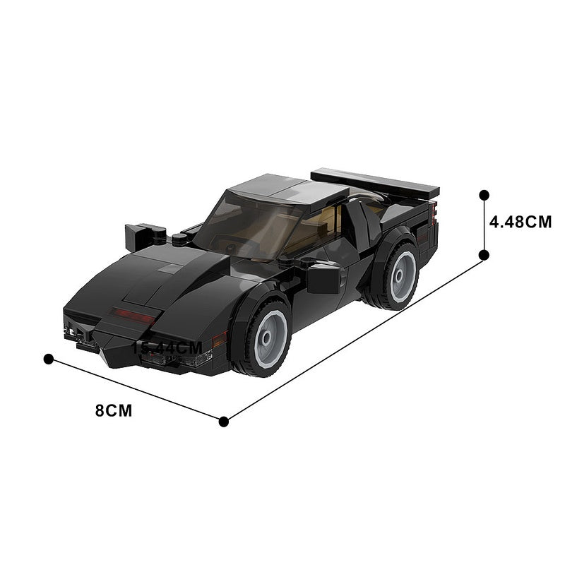 AI Pursuit 1982 Trans Am Sports Car Building Kit | LEGO-Compatible MOC - 4