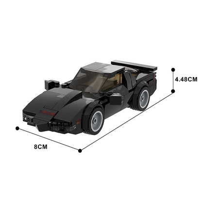 AI Pursuit 1982 Trans Am Sports Car Building Kit | LEGO-Compatible MOC - 4