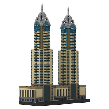 Al Kazim Towers Dubai 1:650 MOC Building Kit - 1