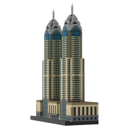 Al Kazim Towers Dubai 1:650 MOC Building Kit - 4
