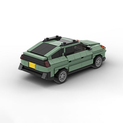 Albuquerque Chemistry Drama Sand Green SUV Building Kit | LEGO-Compatible MOC - 3