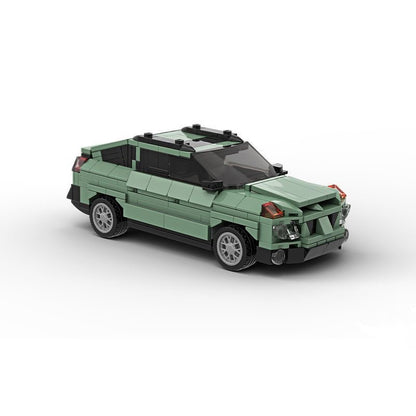 Albuquerque Chemistry Drama Sand Green SUV Building Kit | LEGO-Compatible MOC - 4
