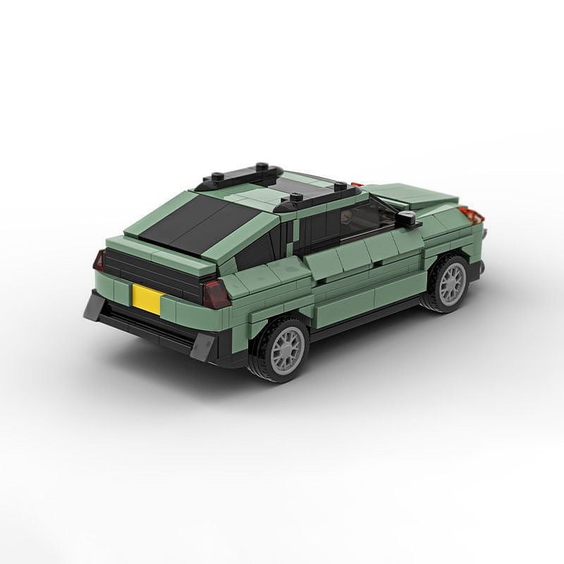 Albuquerque Chemistry Drama Sand Green SUV MOC Building Kit - 4