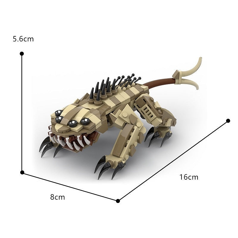 Alien Arena Beast MOC Building Kit | Sci-Fi Monster Creature Figure - 4