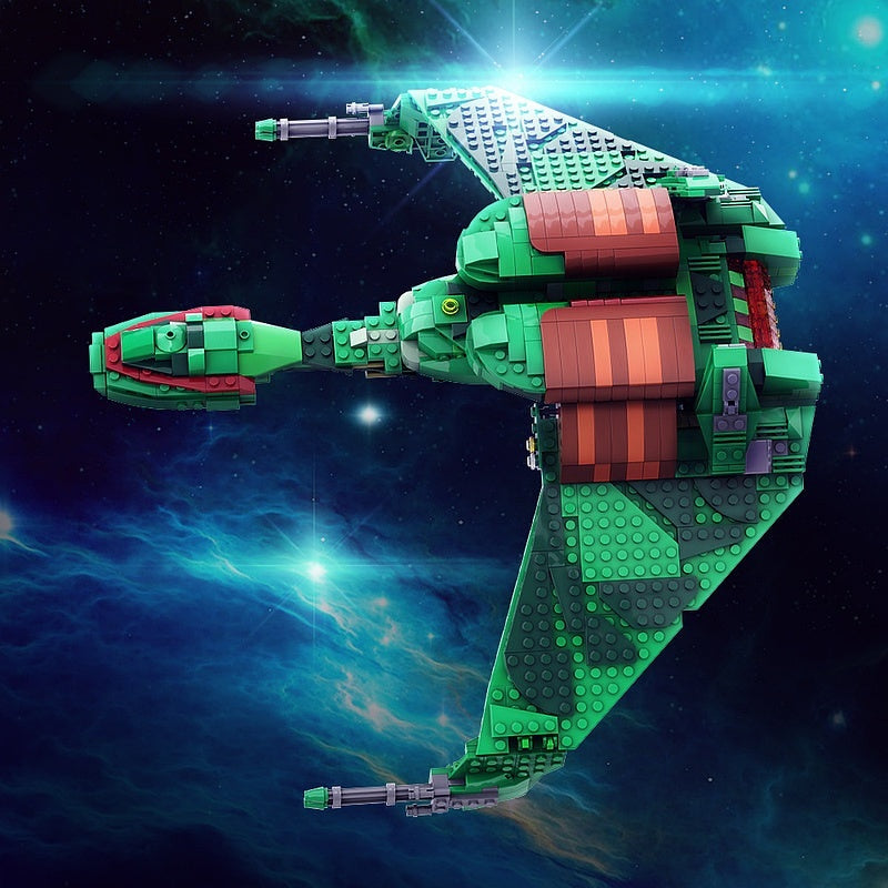 Alien Bird of Prey Gunships MOC Spacecraft Building Kit - 4