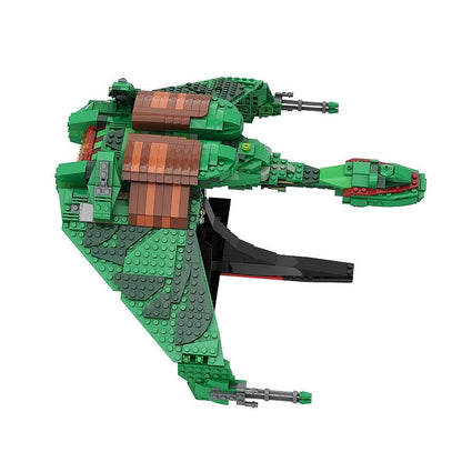 Alien Bird of Prey Gunships MOC Spacecraft Building Kit - 8