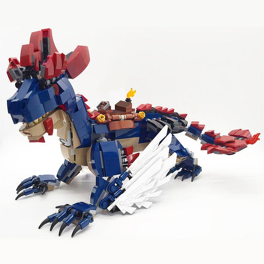 Alien Drake Creature MOC Building Kit | Fantasy Beast Figure - 1