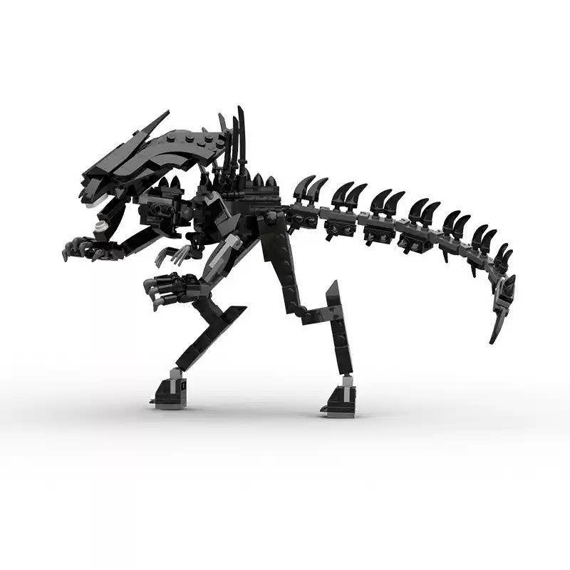 Alien Queen MOC Building Kit | Biomechanical Creature Display Model - 1