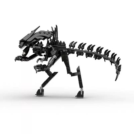 Alien Queen MOC Building Kit | Biomechanical Creature Display Model - 1