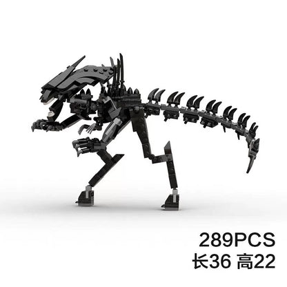 Alien Queen MOC Building Kit | Biomechanical Creature Display Model - 2