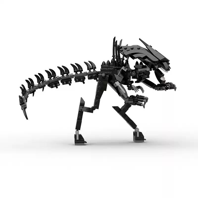 Alien Queen MOC Building Kit | Biomechanical Creature Display Model - 3