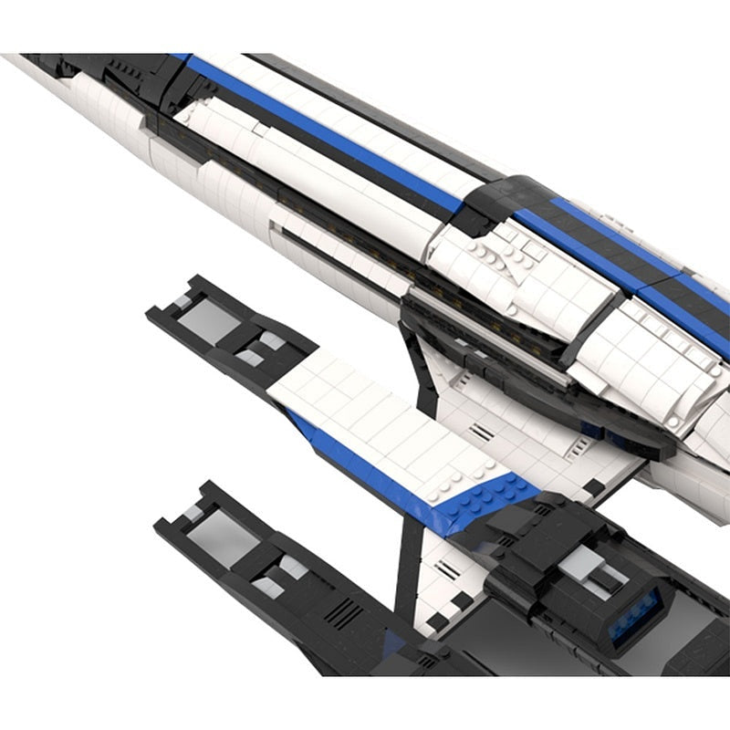 Alliance Space Cruiser MOC Spaceship Building Kit | Sci-Fi Capital Vessel - 3