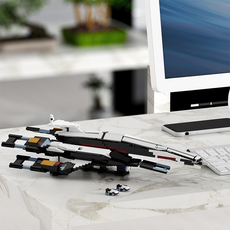 Alliance Systems SR-1 Space Recon Cargo Ship Building Kit | LEGO-Compatible MOC - 3