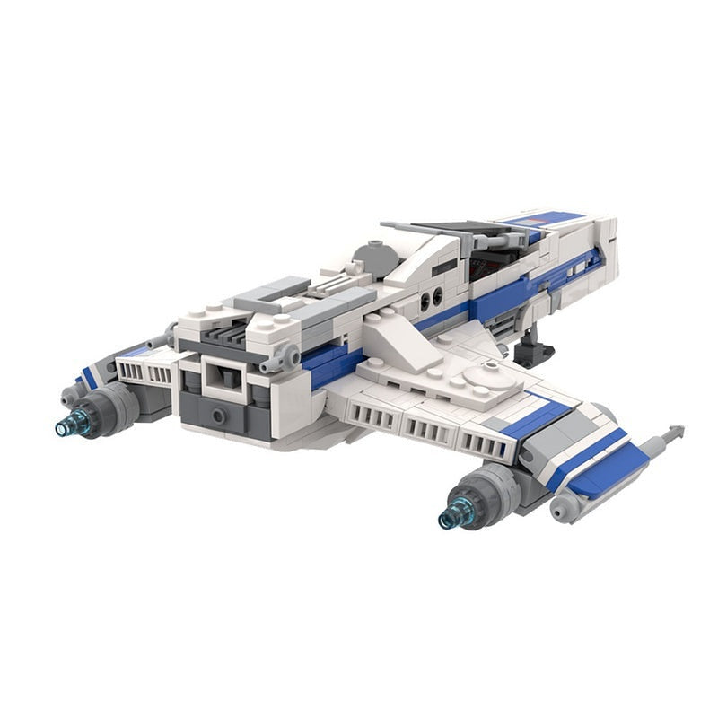 Alphabet-Wing Starfighter MOC 1/45 Scale Spacecraft Building Kit - 6