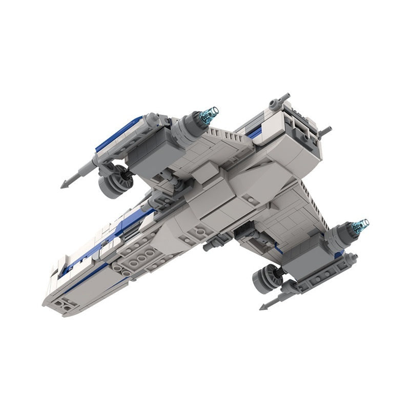 Alphabet-Wing Starfighter MOC 1/45 Scale Spacecraft Building Kit - 7