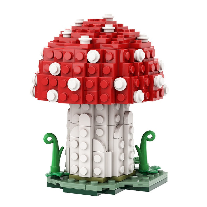 Amanita Muscaria Mushroom Building Kit | LEGO-Compatible MOC - 2