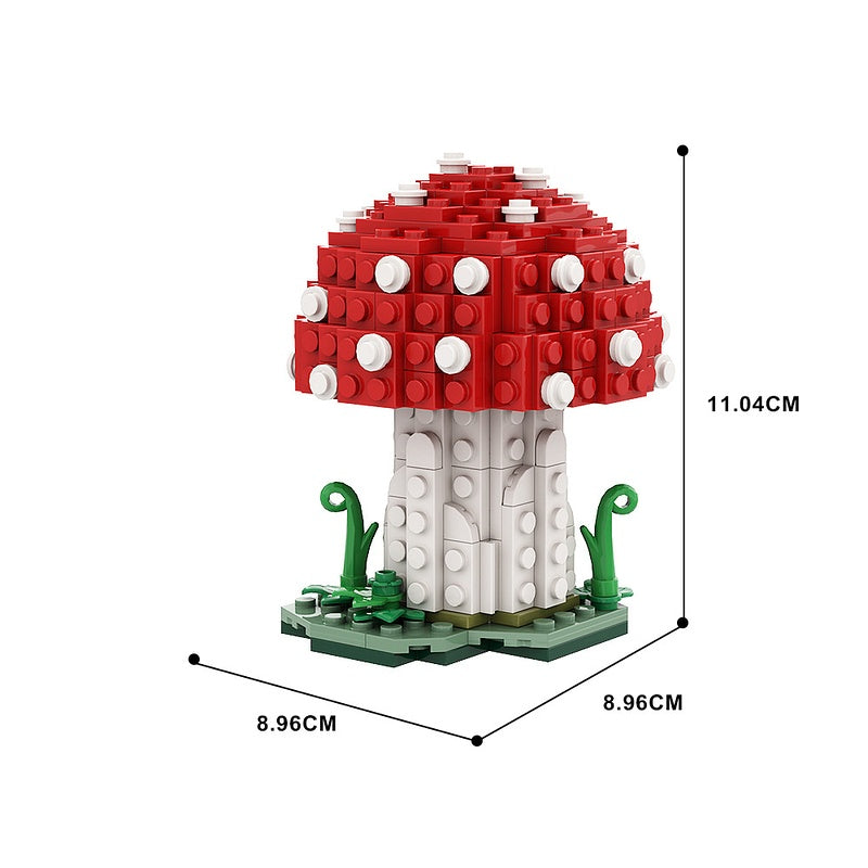 Amanita Muscaria Mushroom Building Kit | LEGO-Compatible MOC - 4