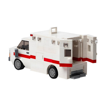Ambulance MOC Building Kit | Full Interior Rescue Vehicle Model - 5