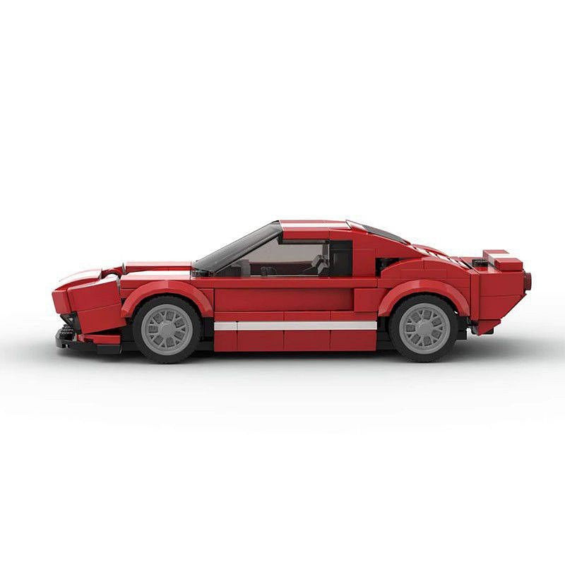 American GT Supercar MOC Building Kit | 8-Wide Performance Car - 2