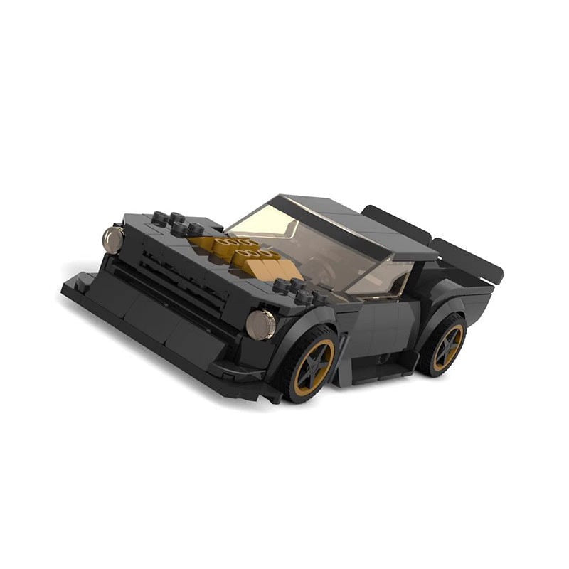 American Muscle Car No.1 MOC Building Kit | 8 Stud Wide Classic Vehicle - 6