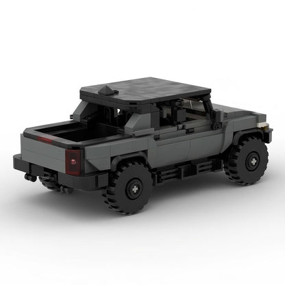 American Off-Road Electric Pickup Truck Hard Top Building Kit | LEGO-Compatible MOC - 3