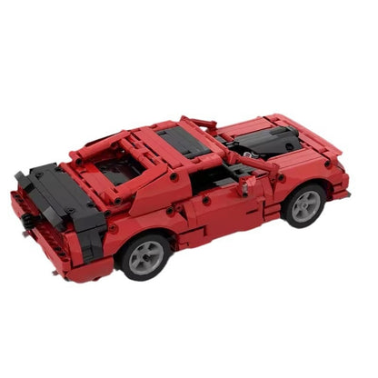 American V8 Street Performance Coupe Building Kit | LEGO-Compatible MOC - 5