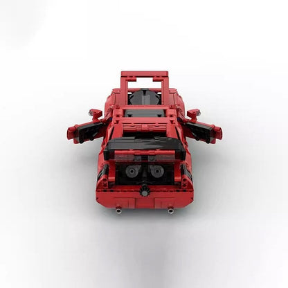 American V8 Street Performance Coupe MOC Building Kit | Muscle Car Model - 4