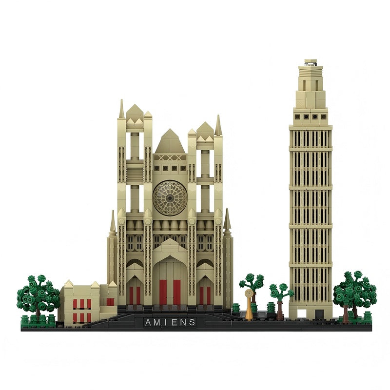 Amiens France Skyline Architecture Building Kit | LEGO-Compatible MOC - 3