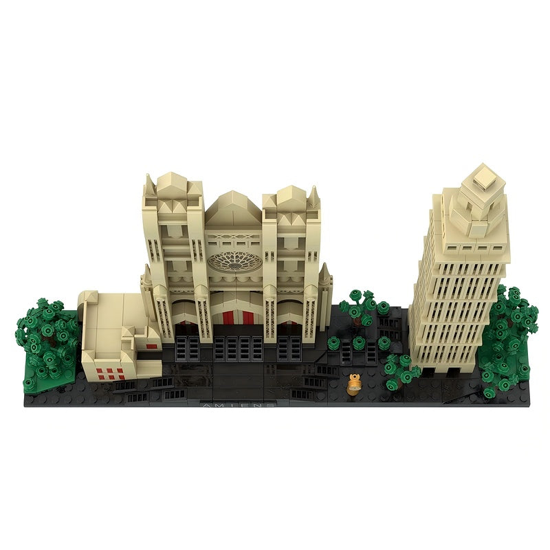 Amiens France Skyline Architecture Building Kit | LEGO-Compatible MOC - 4