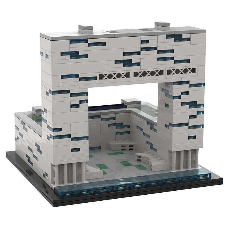 Amsterdam Pontsteiger Waterfront Architecture MOC Building Kit - 2