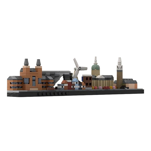 Amsterdam Skyline Building Kit | LEGO-Compatible MOC - 1