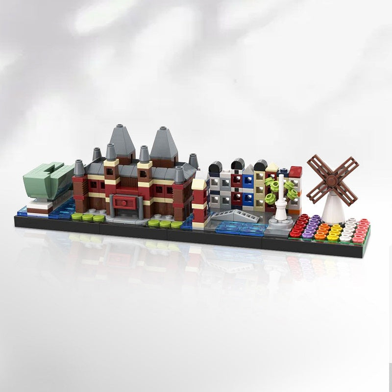 Amsterdam Skyline MOC Architecture Building Kit - 6