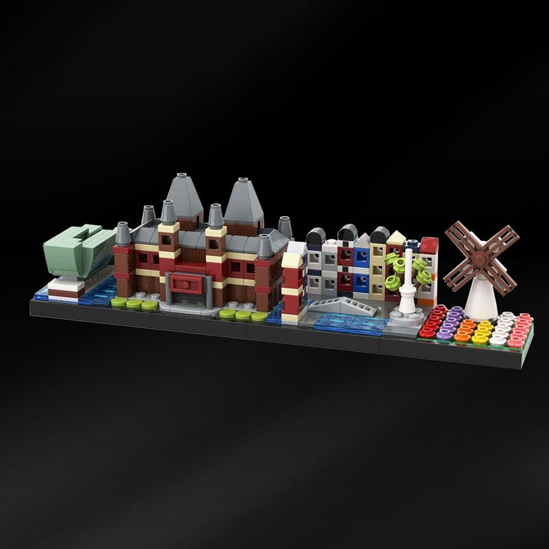Amsterdam Skyline MOC Architecture Building Kit - 7