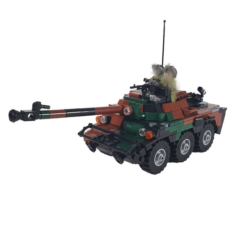 AMX 10 RC MOC Armoured Fighting Vehicle Building Kit - 1