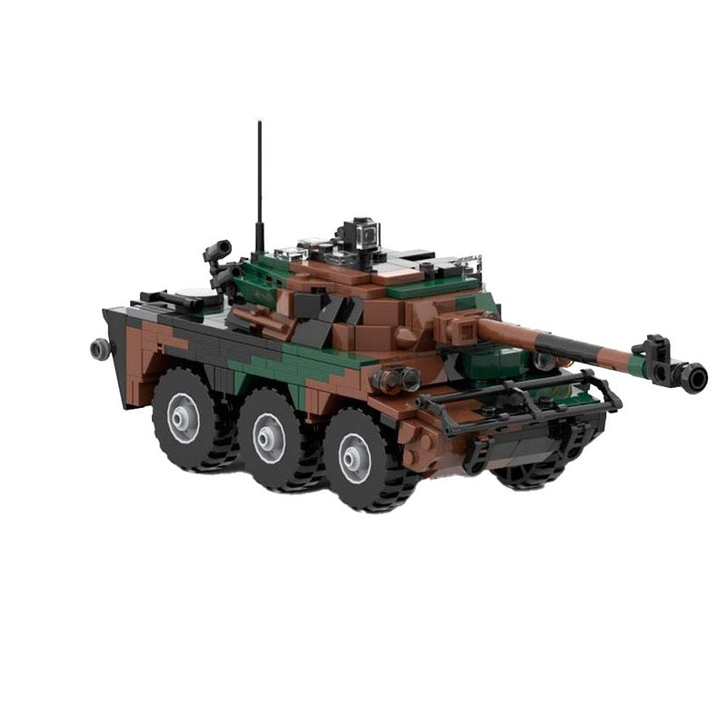 AMX 10 RC MOC Armoured Fighting Vehicle Building Kit - 2