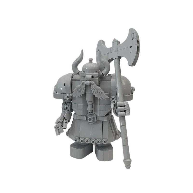 Ancient Dwarven Guardian Statue MOC Kit | LEGO-Compatible Fantasy Build - 1