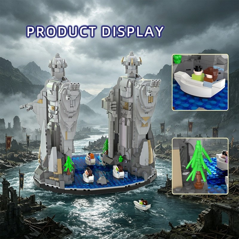 Ancient Fantasy Guardian Statues Building Kit | LEGO-Compatible MOC - 5